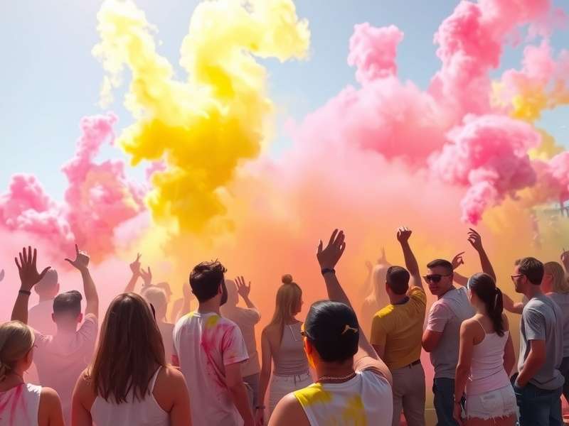 Holi Colors Carnival download statistics graph showing growth in India